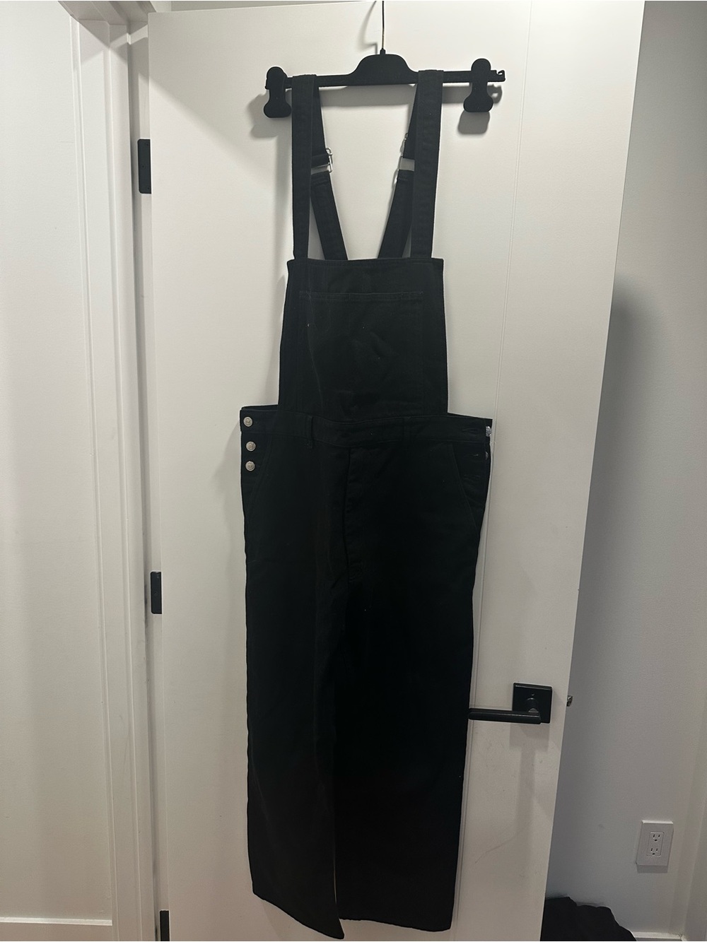 MM6 Maison Martin Margiela Black Cotton Overalls